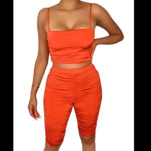 Orange 2 piece Set